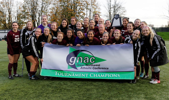 Seattle Pacific advances to the NCAA tournament as GNAC tournament champions for the second straight year.